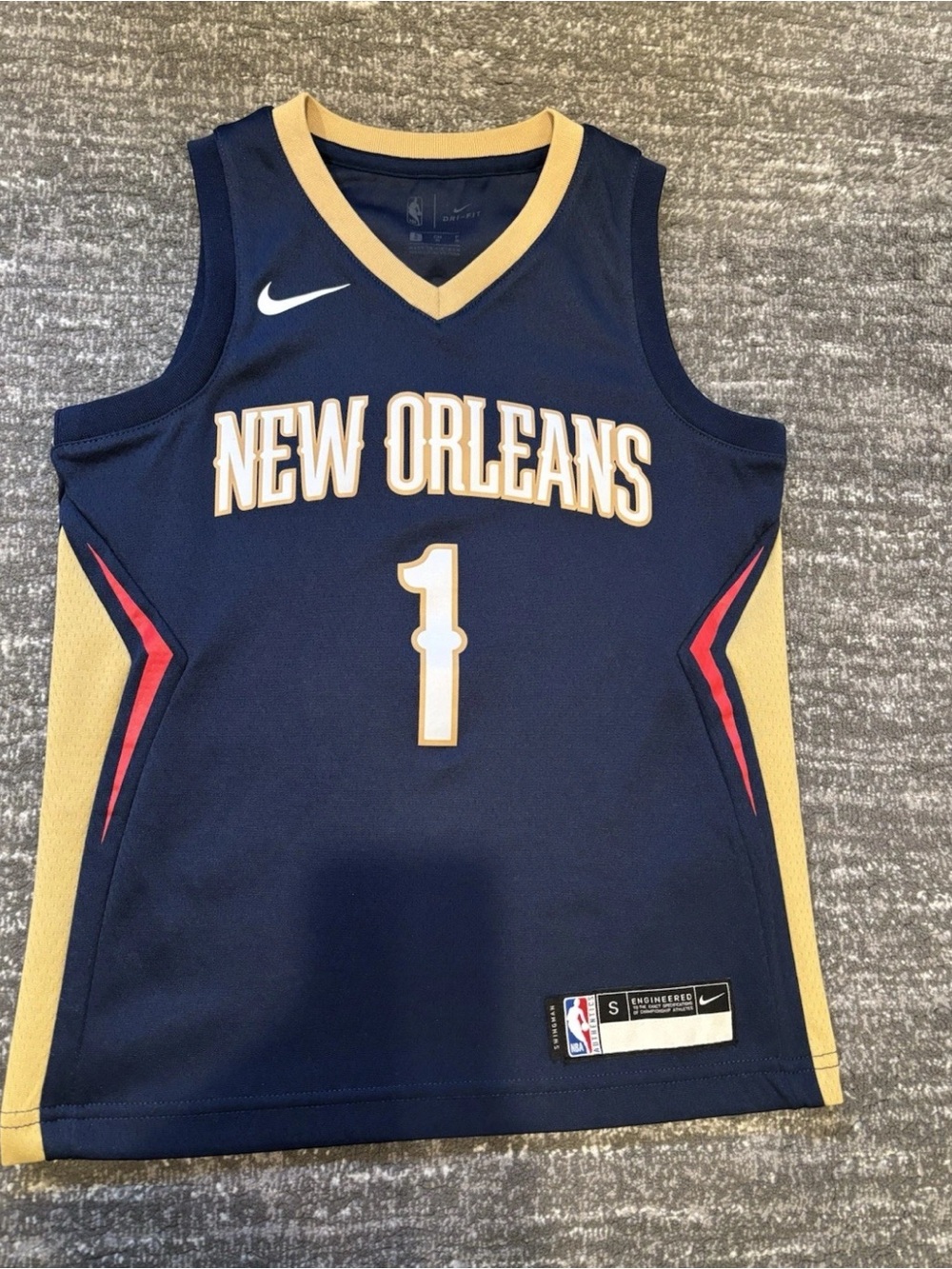 Nike Swingman Small Zion Williamson New Orleans Pelicans Jersey